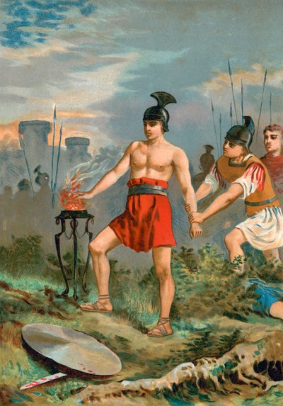 Mucius Scaevola by Spanish School
