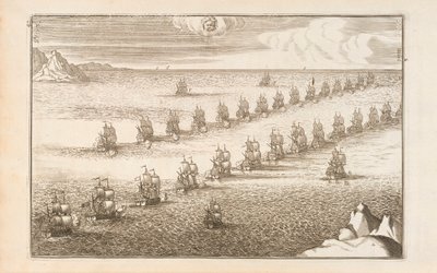 Page 43 from Lart des Armées Navales by Paul Hoste, Leon, 1727 by Spanish School
