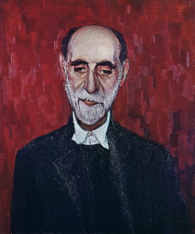 Portrait of Juan Ramon Jimenez by Spanish School