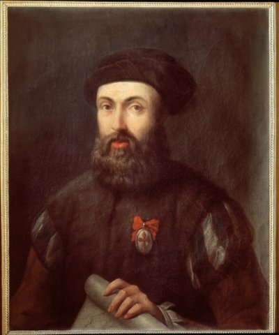 Portrait of the Portuguese Navigator and Explorer Fernand Magellan by Spanish School