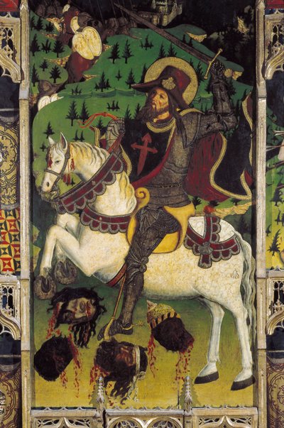 Representation of James Matamore (Santiago Matamoro) by Spanish School