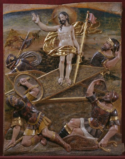 Resurrection (detail) by Spanish School