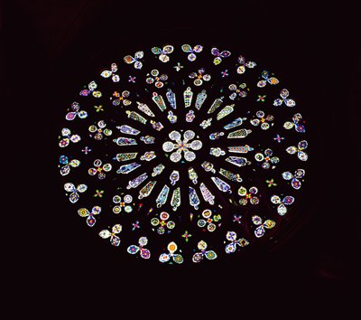 Rose Window by Spanish School