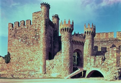 Ruins of the Castle of the Knights Templar by Spanish School