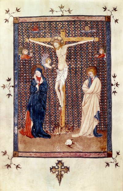 Scene of the crucifixion by Spanish School