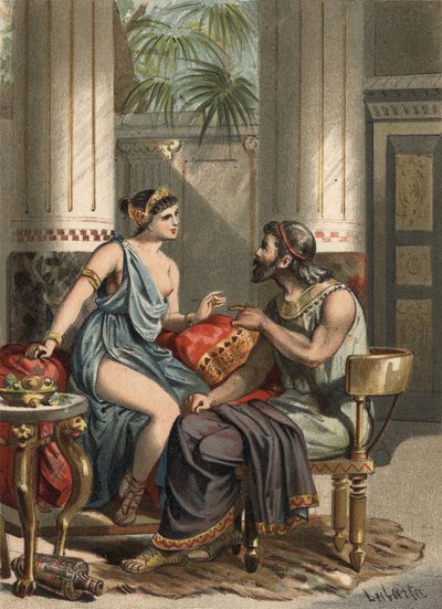 Sophonisbe wife of King Syphax and Queen of Numibie (235-203 BC). in 