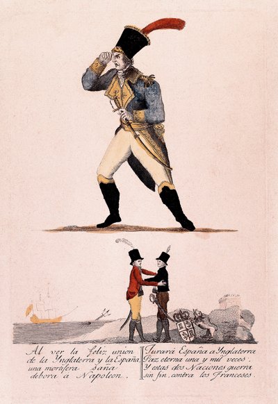 Spanish War of Independence: Napoleon Faces the Alliance Between Spain and England by Spanish School