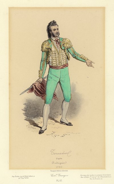 Spanish toreador by Spanish School
