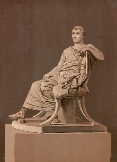 Statue of Menander by Spanish School
