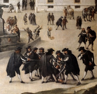 The Miracle of the Virgin of Atocha (Detail) by Spanish School