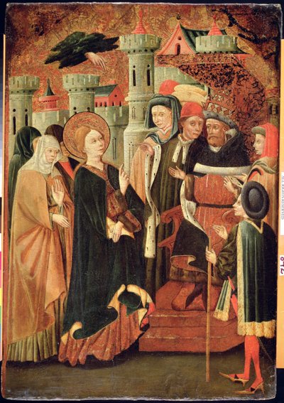 The Sanctification of a Woman by Spanish School
