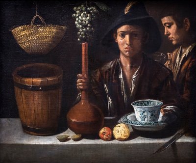The Young Merchants by Spanish School