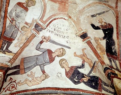 The cycle of months: the massacre of the innocent (detail) by Spanish School