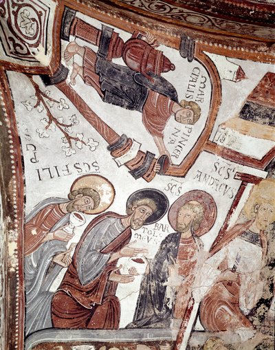 The Cycle of the Months: A Servant Offers a Drink to the Apostles (detail) by Spanish School