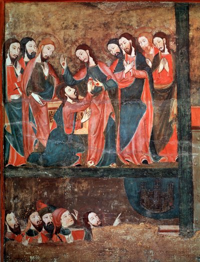 The Incredulity of Saint Thomas (Altarpiece of the Spanish School) by Spanish School