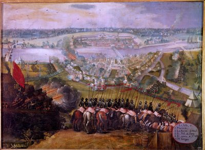 The Siege of Maastricht by the Spaniards in 1579 by Spanish School