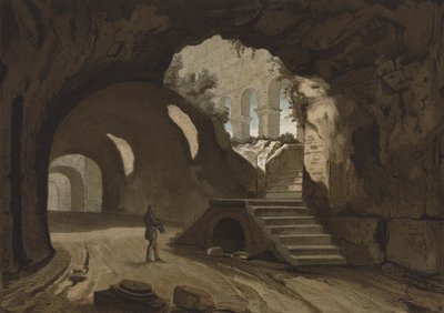 Underground Corridors of the Coliseum, Rome by Spanish School