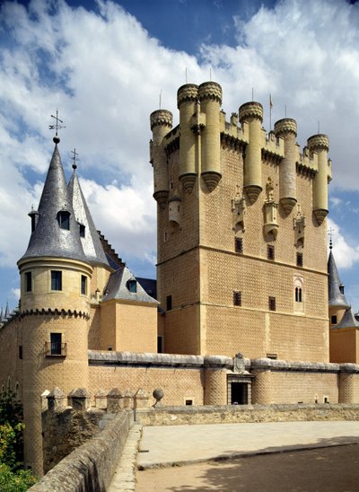 View of entrance to the Alcazar, from the north east by Spanish School