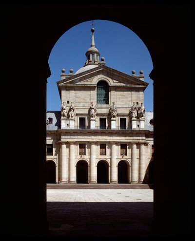 View of Facade of Church of Royal Seat by Spanish School