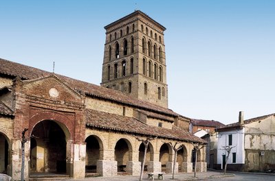 View of the Church of San Lorenzo de Sahagun, Spain by Spanish School