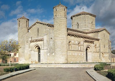 View of the Church of San Martin, built 1035-66 by Spanish School