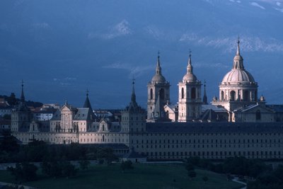 View of the Monasterio de San Lorenzo de El Escorial by Spanish School