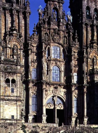 View of the West Front designed by Fernando Casas y Novoa by Spanish School