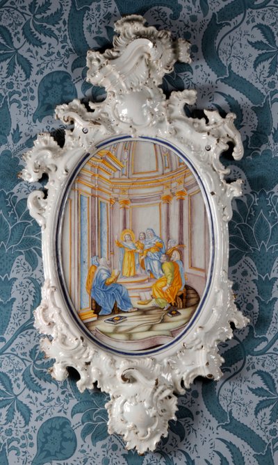 Wall plaque, Alcora Ceramic Factory by Spanish School