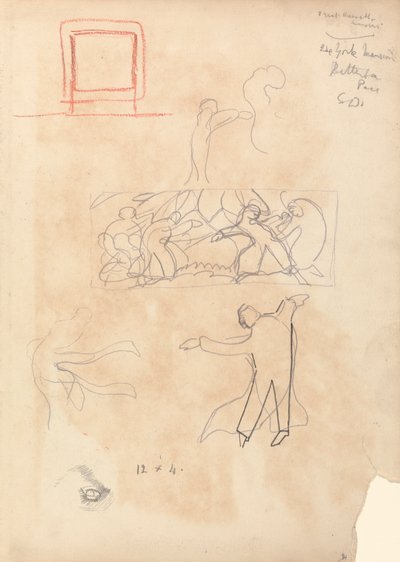 Cave of the Golden Calf: Study of Dancers by Spencer Frederick Gore