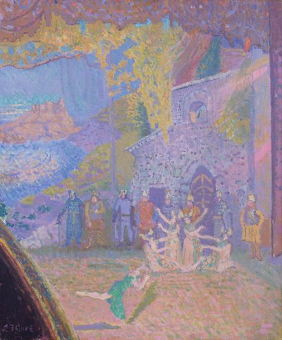 The Dance of the Spirit of Ireland, the Alhambra Music Hall, 1910 by Spencer Frederick Gore