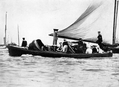 A Royal and Imperial Party at Cowes by Sport and General