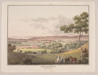 Christiansfeld, from the Western Side by Søren L. Lange