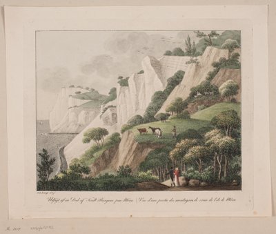 View of Part of the Chalk Cliffs on Møn by Søren L. Lange