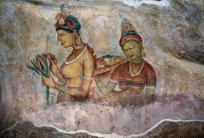 Maidens of Sigiriya by Sri Lankan School