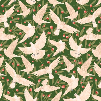 Doves Pattern I by Stacy Hsu