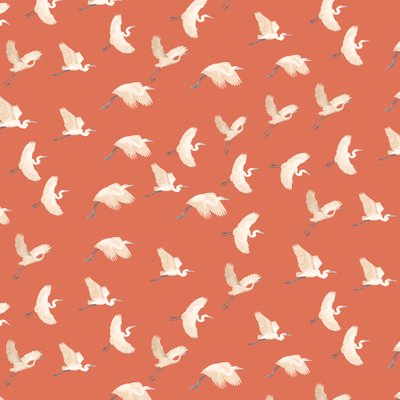 Egrets Pattern II by Stacy Hsu