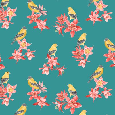 Goldfinch Pattern by Stacy Hsu
