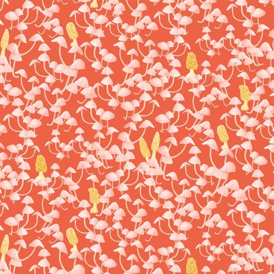 Mushroom Pattern Colorway 1, 2022 by Stacy Hsu