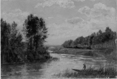 A Stream in France by Stanislas Lepine