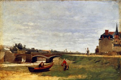Landscape with a Bridge by Stanislas Lepine