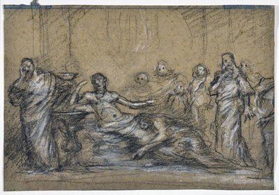 Ancient Scene Study by Stanislas Torrents y de Amat