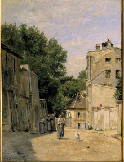 Montmartre, rue Saint Vincent by Stanislas Victor Edouard Lepine