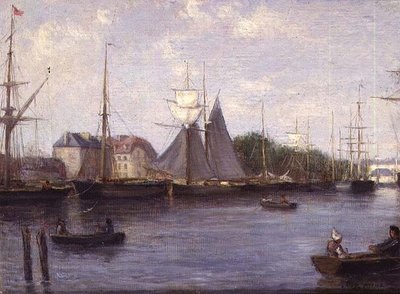 View of Caen by Stanislas Victor Edouard Lepine