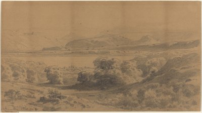 Panorama on a Mountain Lake by Stanislaus Graf von Kalckreuth