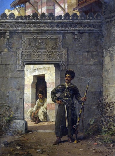 The Circassian guards by Stanislaus von Chlebowski