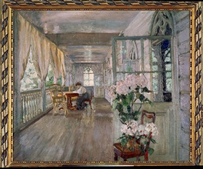 Terrace of a Manor by Stanislav Joulianovitch Joukovski
