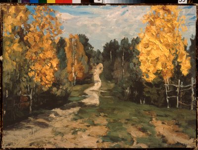 An Autumn Path by Stanislav Joulianovitch Joukovski