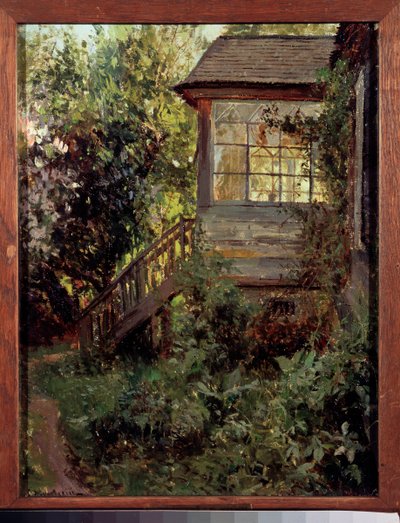 A Country House. The Terrace by Stanislav Joulianovitch Joukovski