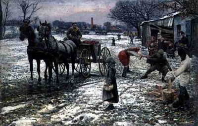 In Front of an Inn at Podole by Stanislaw Wolski
