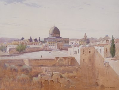 Dome of the Rock, c.1905 by Stanley Inchbold